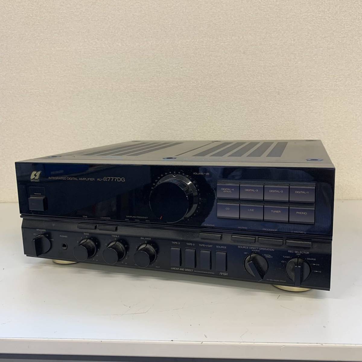 【Ja3】 Sansui AU-α777DG プリメインアンプ 通電 現状品 オーディオ サンスイ 1006-39_画像1