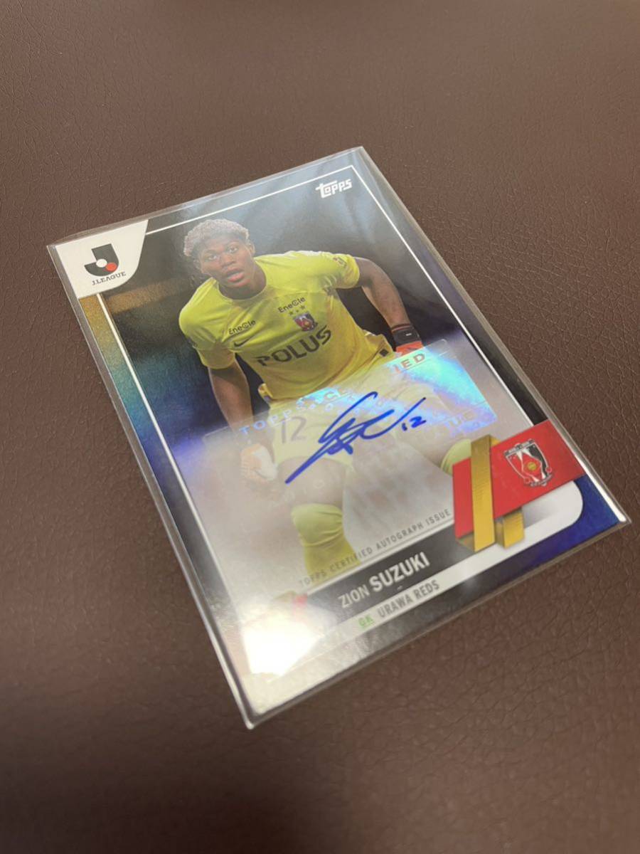 Topps 2023 Jリーグ フラッグシップ 浦和レッズ 鈴木彩艶 直筆 Topps 2023 Jリーグ フラッグシップ 浦和レッズ 鈴木彩艶 直筆