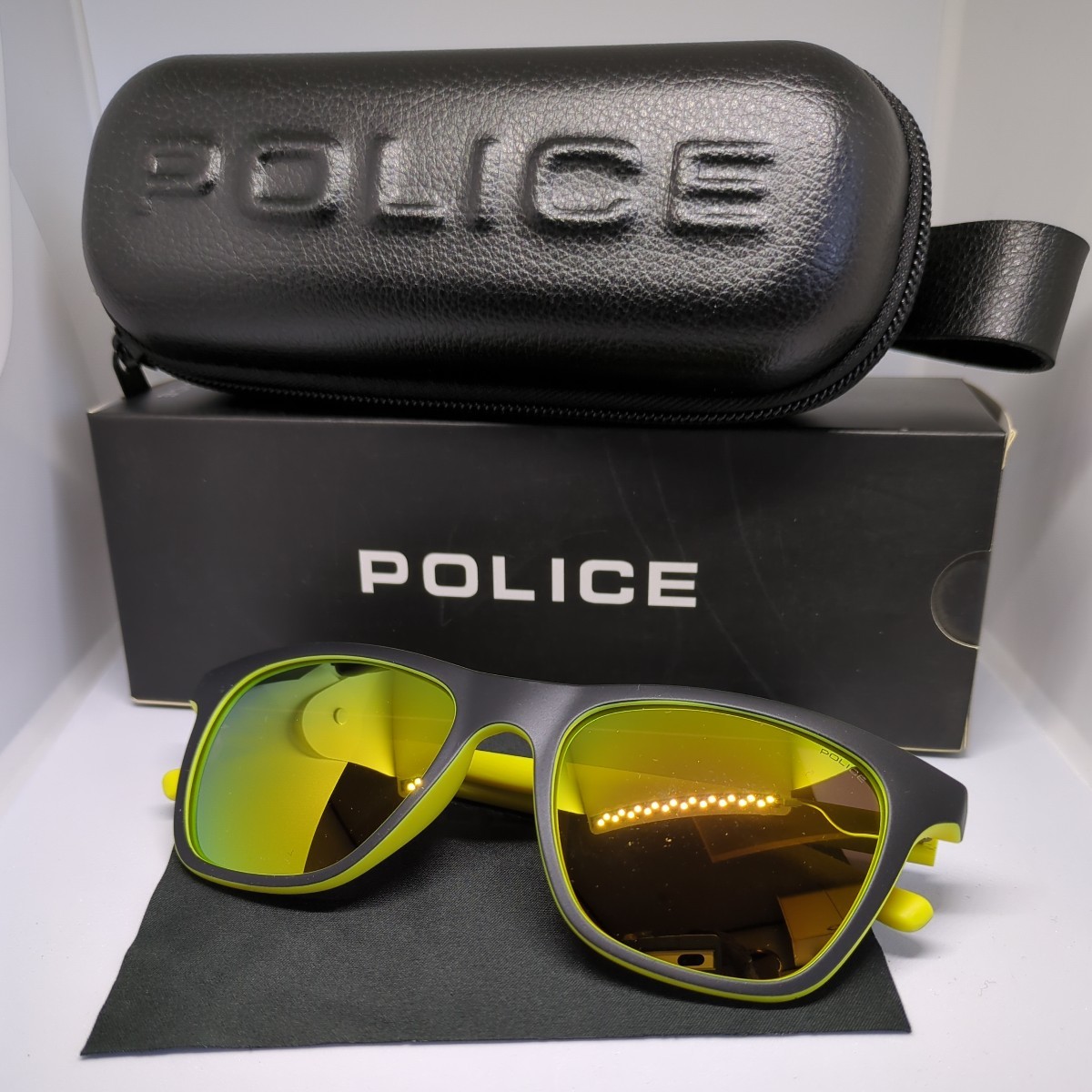 POLICE(ポリス)サングラス　S1936M-B29C ミラーレンズ　正規代理店商品　新品、未使用 ネイマールモデル_画像9