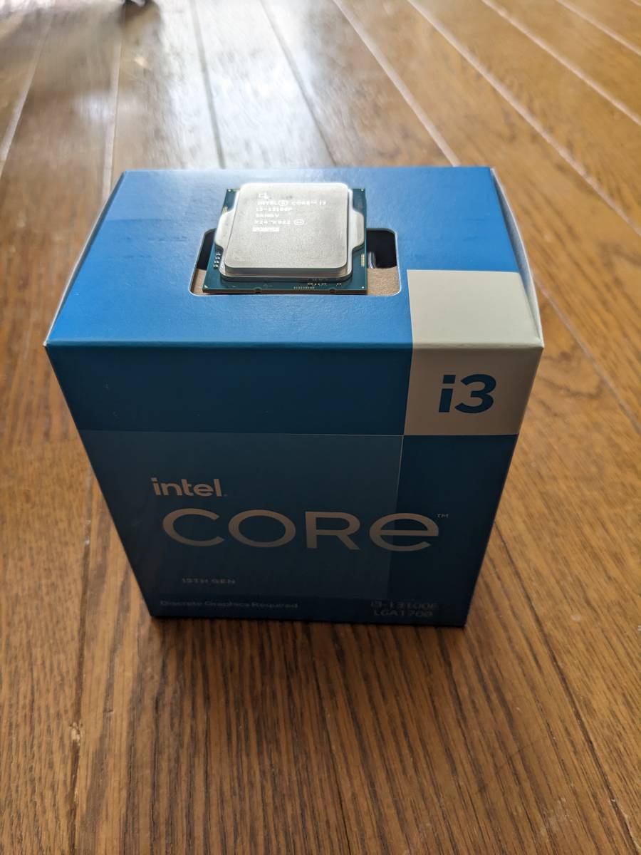 13世代Intel CPU Core i3 13100F BOX ●ほとんど新品の動作確認済み_画像1