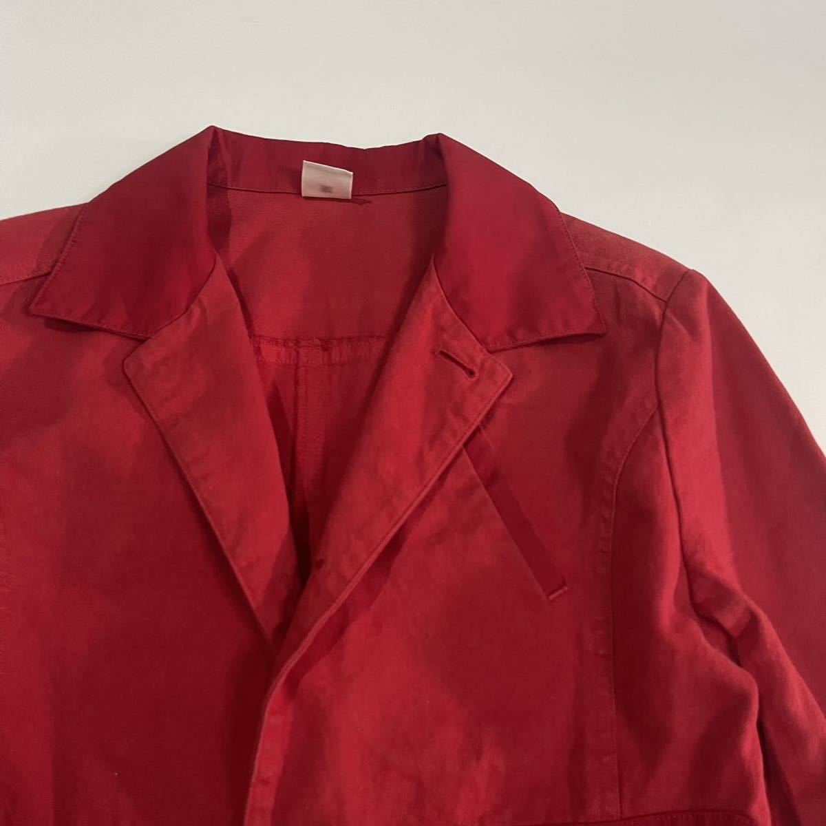 2012 ss Issey Sports IS miyake red tailored jacket by Sunao Kuwahara design japan collection _画像3