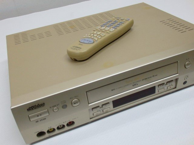 ビクター　S-VHSビデオデッキ　HR-VX100　動作品_画像2