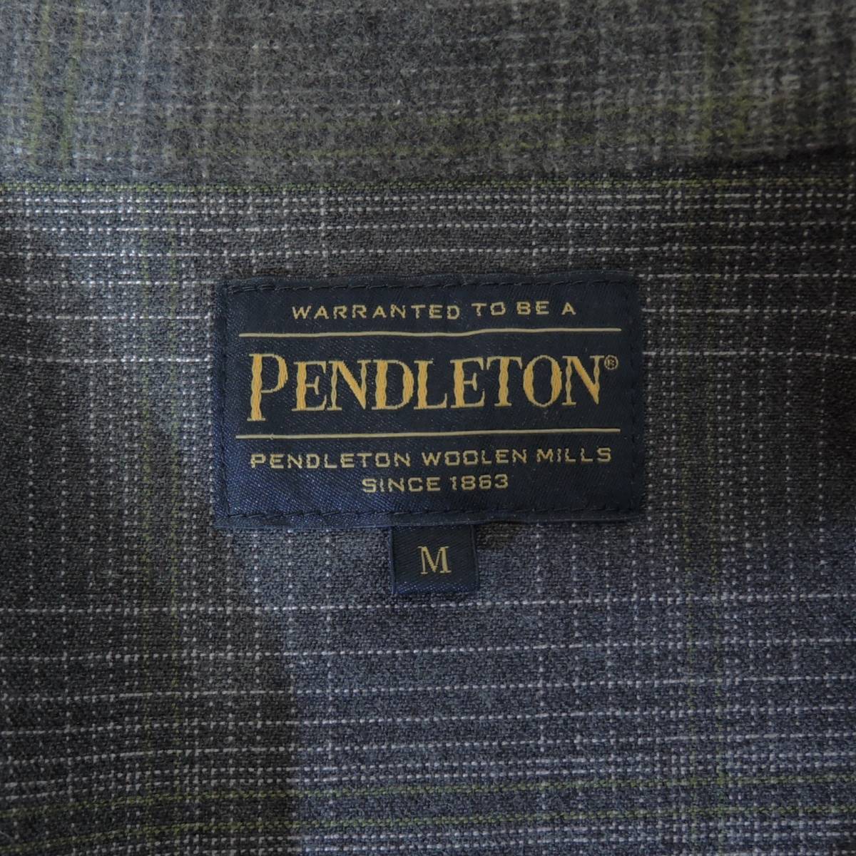  pen dollar ton PENDLETON wild life Tailor special order on blur check gown cardigan jacket Conti .bo tang re-6932