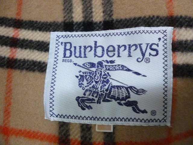 ■Burberry バーバリー ノバチェック コート 2点まとめ セット 毛 ポリエステル ベージュ ライトカーキ 15BR■/A_画像3