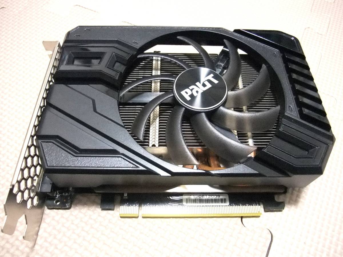 ★ PALIT GeForce GTX 1660 Ti STORMX OC 6G GDDR6 192bit DVI HDMI DP NVIDIA ショートサイズ 動作品_画像3