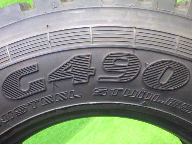 中古 グッドイヤー タイヤ 冬 225/80R17.5 6本 2020年 G490_画像8