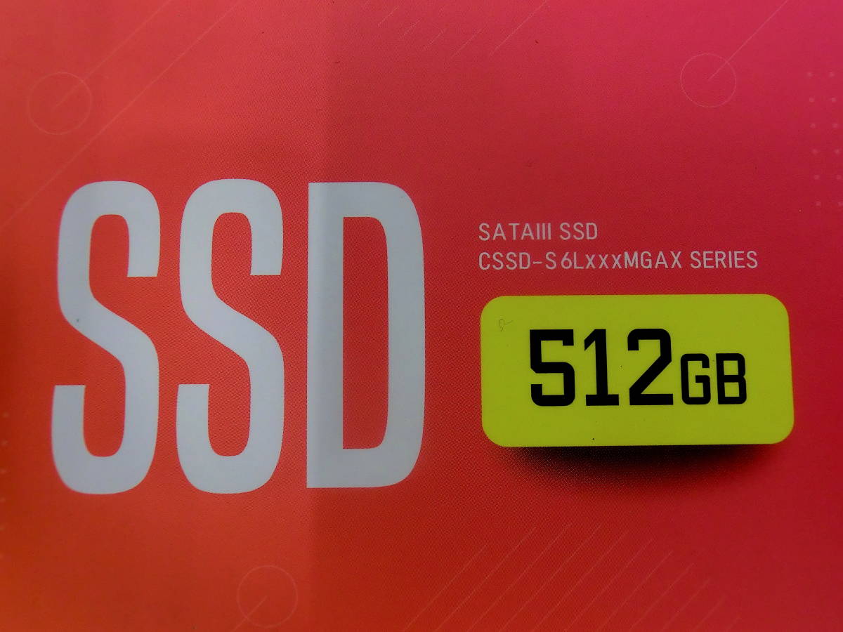 CFD/2.5型SATA/SSD/512GB/CSSD-S6L512MGAX/送料無料【未開封新品】_画像3