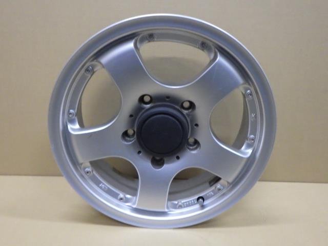 【岩手 盛岡発】中古 社外 ジムニー JB23 ホイール 16ｘ5.5J 5穴 139.7 +20 ハブ径108mm 4本セット 傷有 錆有 ＜個人あて発送不可商品_画像6