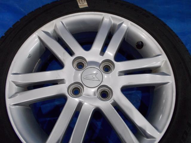 【宮城 塩釜発】中古 サマータイヤ・純正ホイールセット ダイハツ 165/55R15 4穴 オフセット+45 42611-B2480 ※個人宅あて発送×、その他〇_画像3