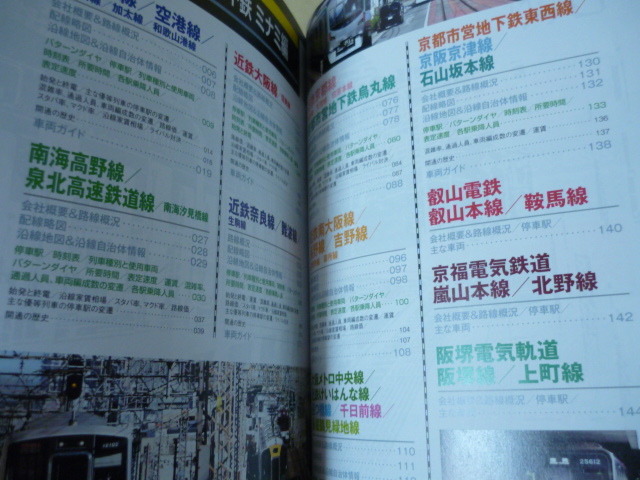 送120[2023-2024年版 都市鉄道完全ガイド関西私鉄地下鉄ミナミ編]南海近鉄阪堺京福叡山ほかデータブック　ゆうパケ160円_画像5