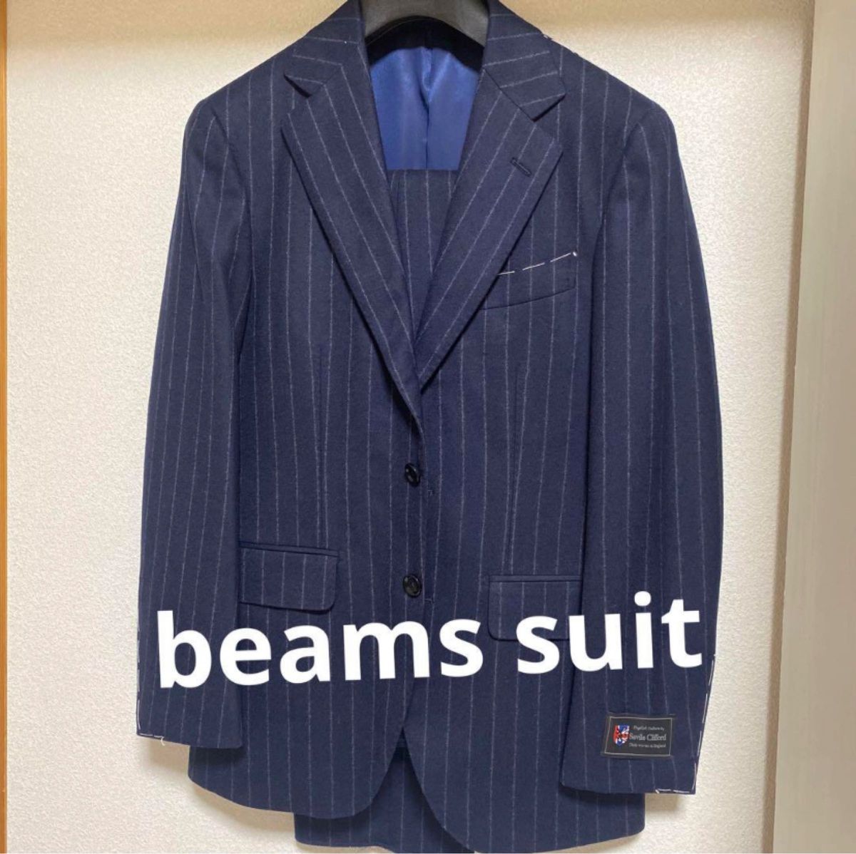ビームス beamsメンズ スーツ ネイビー 未使用品　サイズ42