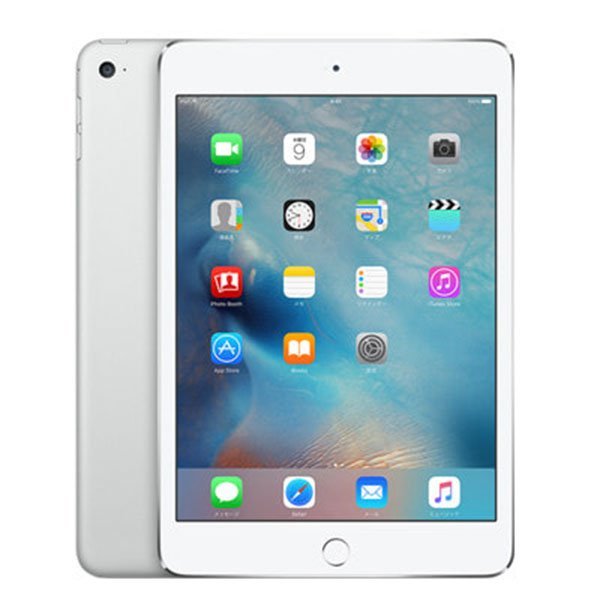 ほぼ新品 iPad mini4 128GB シルバー A1550 Wi-Fi+Cellular 7.9インチ 第4世代 2015年 本体 中古 SIMフリー