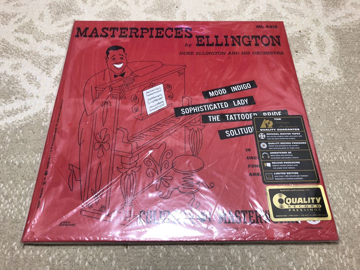 Analogue Productions Duke Ellington And His Orchestra Masterpieces Columbia 200g Mono 高音質 audiophile デューク・エリントン_画像1