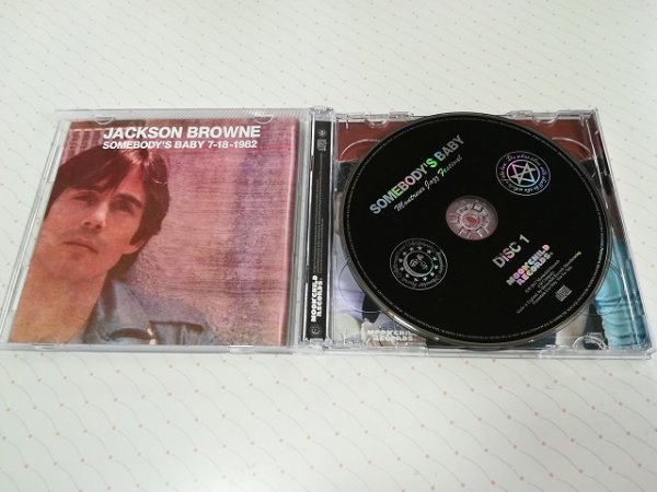 JACKSON BROWNE ジャクソン・ブラウン - SOMEBODY'S BABY 7-18-1982 UK盤 プロモ盤 2CD LIVEアルバム　　3-0352_画像3