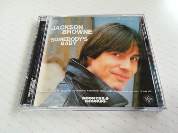 JACKSON BROWNE ジャクソン・ブラウン - SOMEBODY'S BABY 7-18-1982 UK盤 プロモ盤 2CD LIVEアルバム　　3-0352_画像1