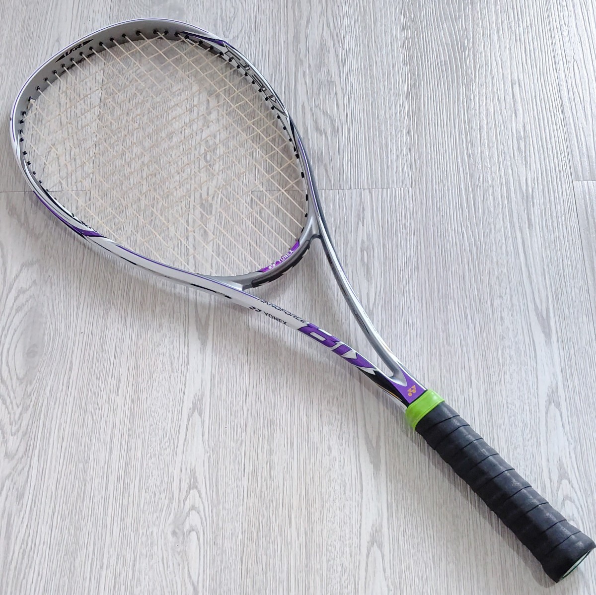 YONEX NANO FORCE 8V REV ナノフォース8V UL1 軟式 ソフトテニスラケット ヨネックス 中古 送料無料 即決