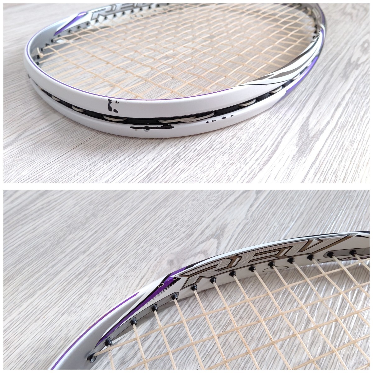 YONEX NANO FORCE 8V REV ナノフォース8V UL1 軟式 ソフトテニスラケット ヨネックス 中古 送料無料 即決