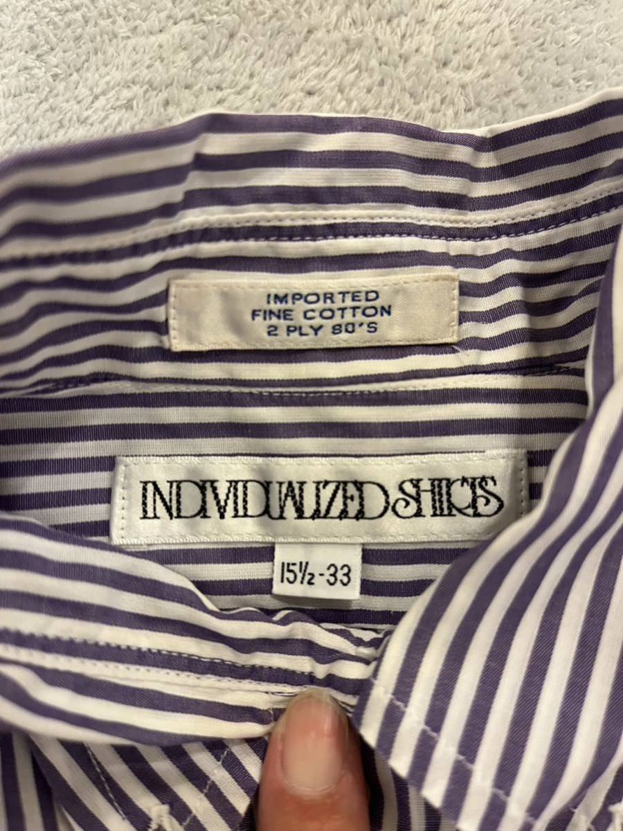 INDIVIDUALIZED SHIRTS インディビジュアライズド シャツ　ボタンダウンシャツ　MADE IN USA_画像2