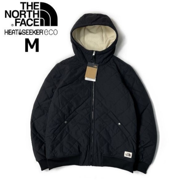 1円～!売切!【正規新品】THE NORTH FACE CUCHILLO FZ HOODIE キルティングジャケット シェルパフリース US限定 裏ボア(M)黒 181024-90_画像3