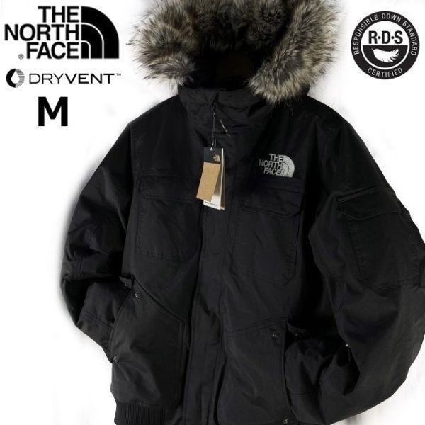 1円～!売切!【正規新品】THE NORTH FACE GOTHAM JACKET III US限定 高品質 グースダウン ジャケット DRYVENT 550 撥水 防寒(M)黒190122-150_画像1