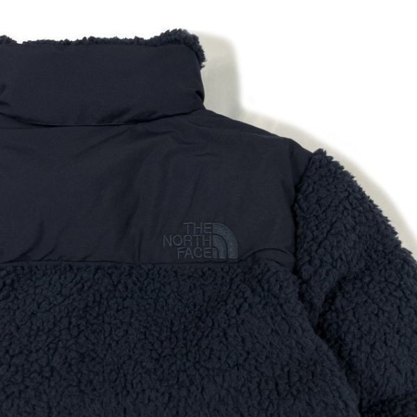 1円～!売切!【正規新品】THE NORTH FACE SHERPA NUPTSE JACKET ダウンジャケット ヌプシ モコモコ シェルパフリース ボア(M)紺 190122-160_画像10