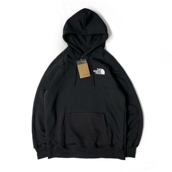 1円～!売切!【正規新品】THE NORTH FACE◆W NOV GRAPHIC HOODIE パーカー スウェット US限定 裏起毛 ボックスロゴ 登山(L)黒 181130-30_画像4