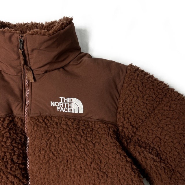 1円～!売切!【正規新品】THE NORTH FACE SHERPA NUPTSE JACKET ボア ダウンジャケット シェルパ ヌプシ US限定 モコモコ(XXL)茶 190122-175_画像5