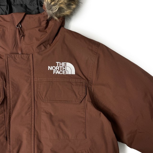 1円～!売切!【正規新品】THE NORTH FACE◆MCMURDO BOMBER JACKET マクマードボンバー ダウンジャケット US 撥水 ゴッサム(L)茶 190122-175_画像4