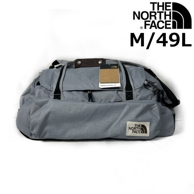 1円～!売切!【正規新品】THE NORTH FACE BERKELEY DUFFEL ボストンバッグ リュック 2WAY US限定 大容量 アウトドア(M/49L)グレー 180626-50_画像1