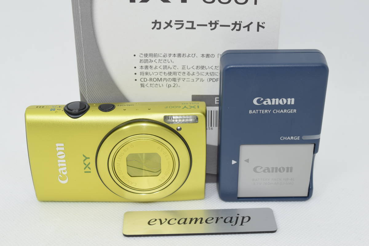 Near Mint Canon PowerShot IXY 600F Digital Camera 12.1 MP [美品] #874A_画像1