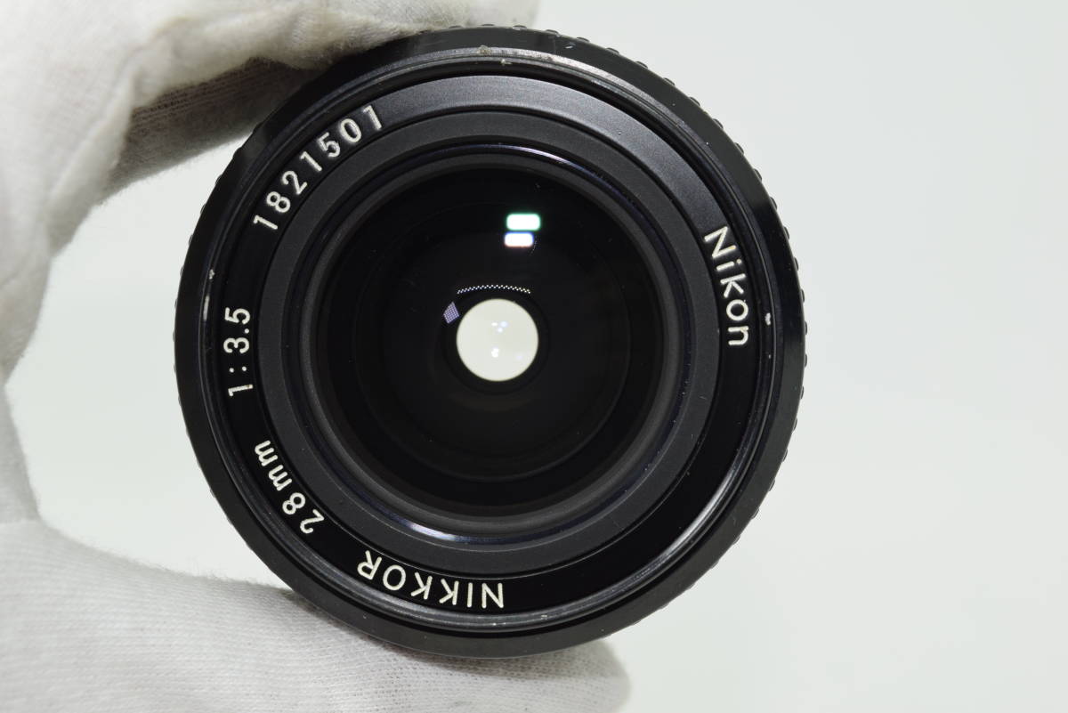 Nikon F2 Photomic Silver Body Nikkor Ai 28mm f/3.5 Lens ニコン 一眼レフ フィルムカメラ [美品] #532A_画像9