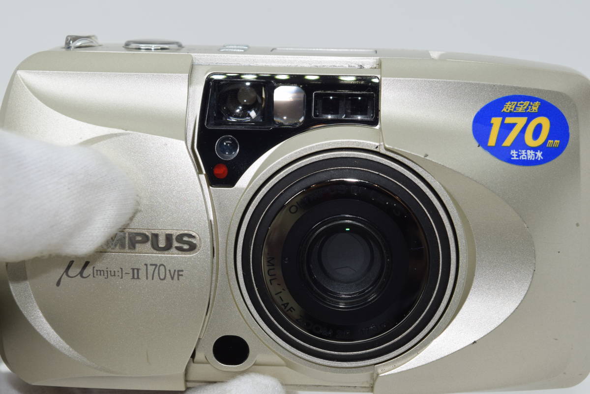 Olympus mju II 170 VF 35mm Point & Shoot Compact Film Camera コンパクトフィルムカメラ [美品] #903A_画像2
