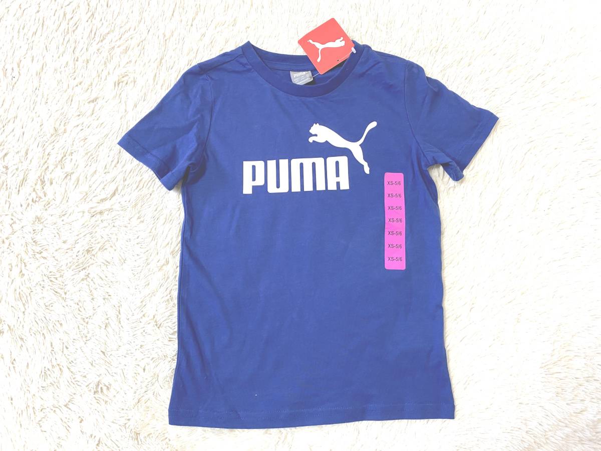 子供服１１０サイズ位：プーマ【Puma】半袖シャツ＆半袖パンツ／上下2セットまとめて_画像4