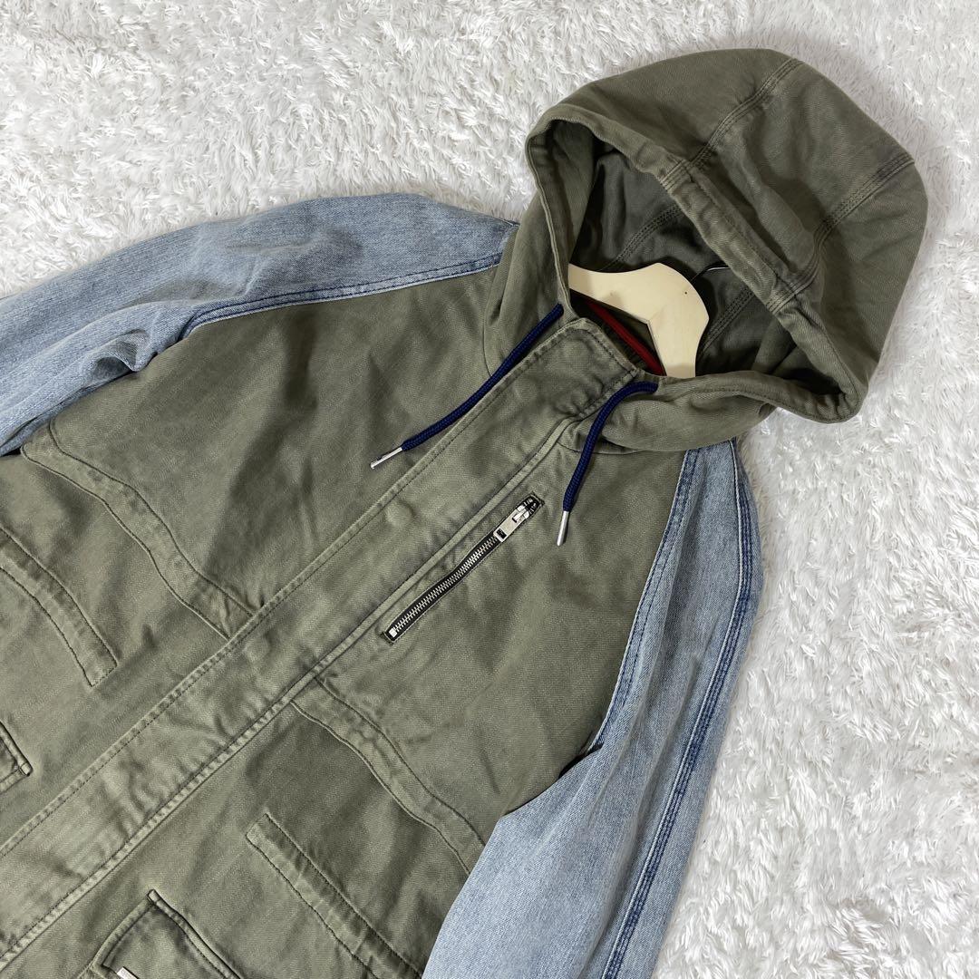 DIESEL ディーゼル モッズコート ミリタリージャケット フィッシュ
