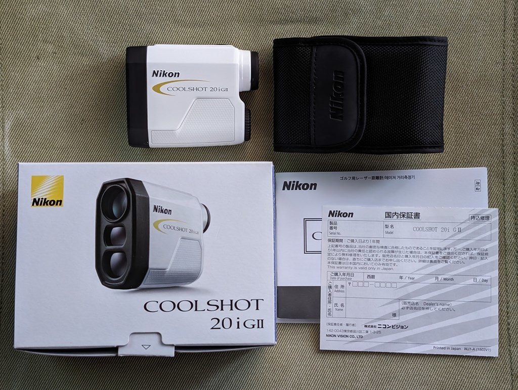 ニコン COOLSHOT 20iGⅡ 美品中古_画像7