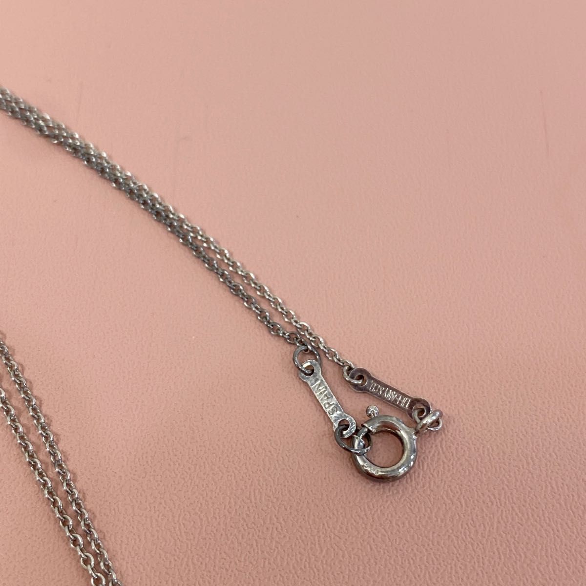 超美品 ティファニー ハート チェーンネックレス シルバー925 TIFFANY&Co.