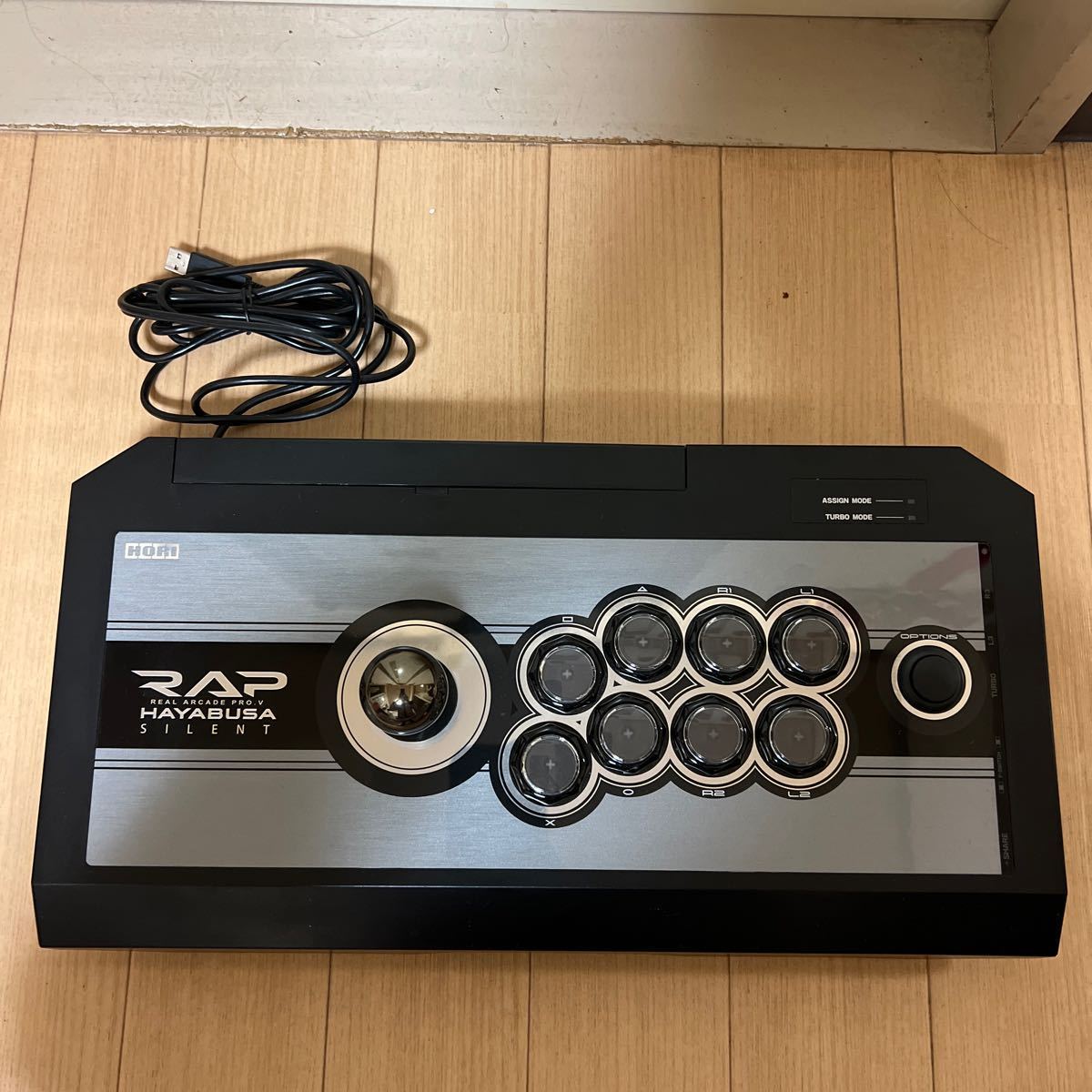 HORI リアルアーケードPro.V サイレントHAYABUSA アーケードコントローラー　アケコン _画像2