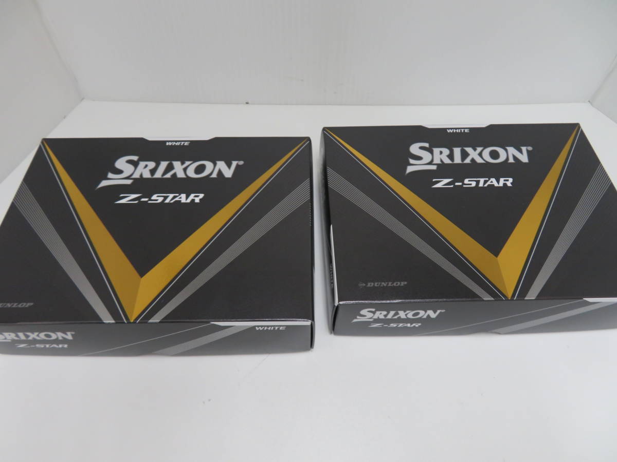 ダンロップ　スリクソン　Z-Star　ホワイト　2ダース　新品　未使用　ゴルフボール　Srixon　　　　　　　01