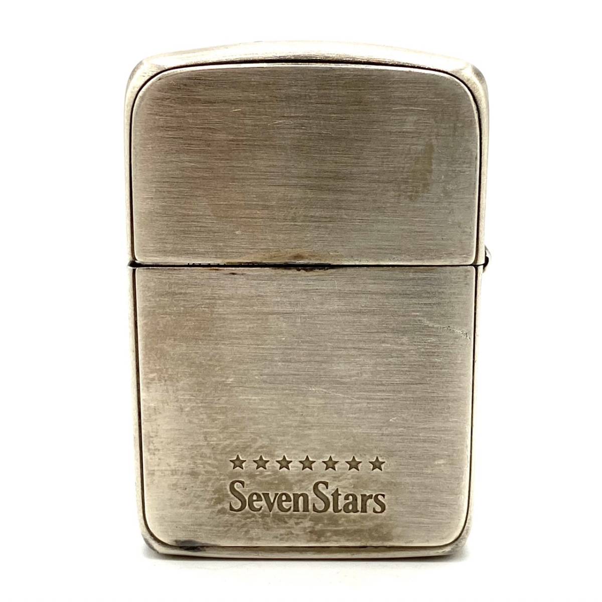 ■Zippo ジッポ ジッポー SevenStars セブンスター 星 ブラック 立体 メタル レザー 貼り 1941 レプリカ レア 250個 限定 HP 刻印 2007年_画像3