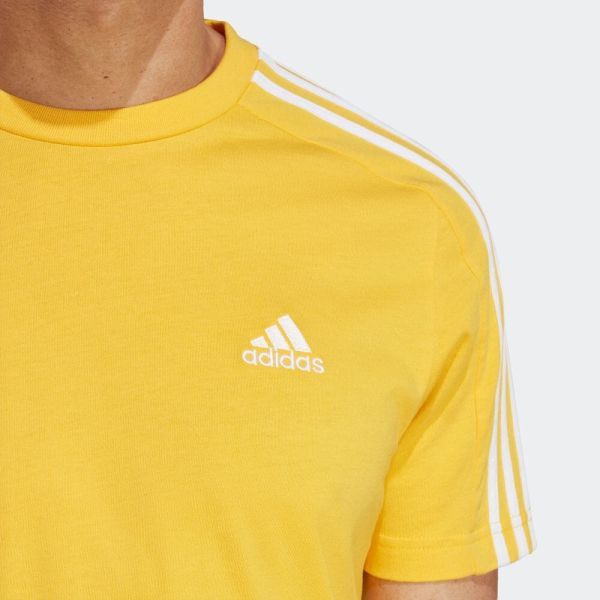 新品　アディダス　シングルジャージー　半袖Tシャツ　 ２XL　　黄色_画像2