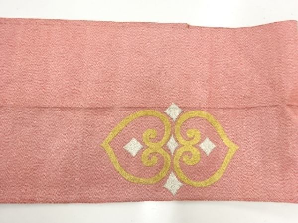 ys6842269; 宗sou 綴れ抽象模様刺繍名古屋帯【アンティーク】【着】_画像9