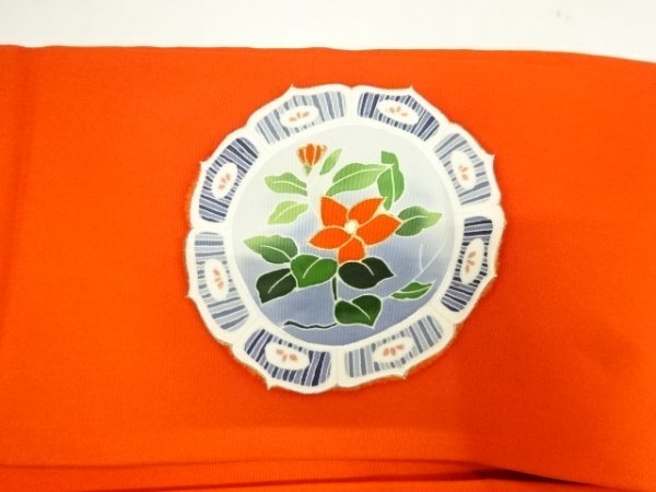 ys6842675;.sou salt . hand ... plate .. flower pattern embroidery Nagoya obi [ recycle ][ put on ]