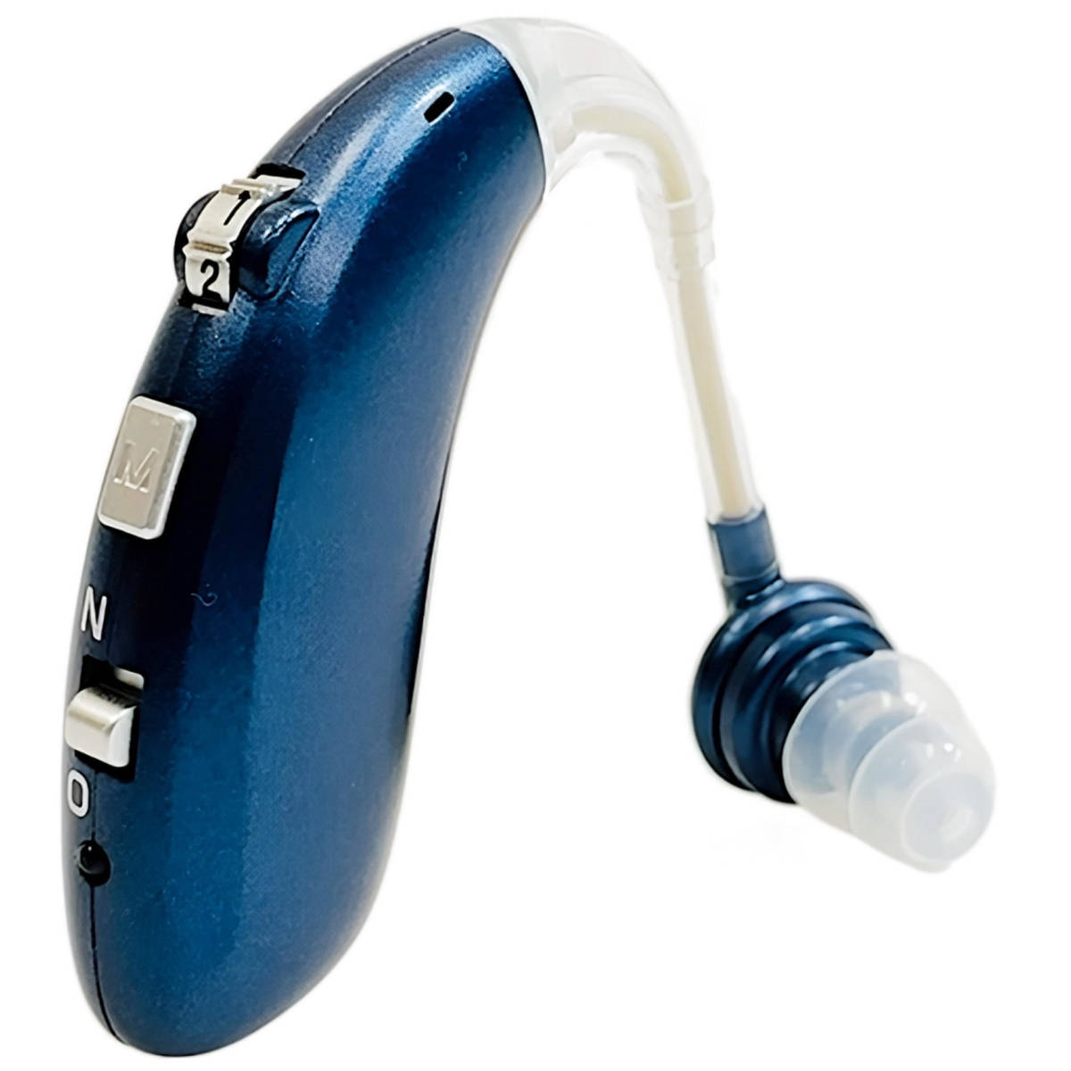 (A) 国内正規品 Z-360 ブルー 集音器 軽量 充電式 左右両用 耳掛け ノイズキャンセリング 取説付 高齢者 ワイヤレス_画像1