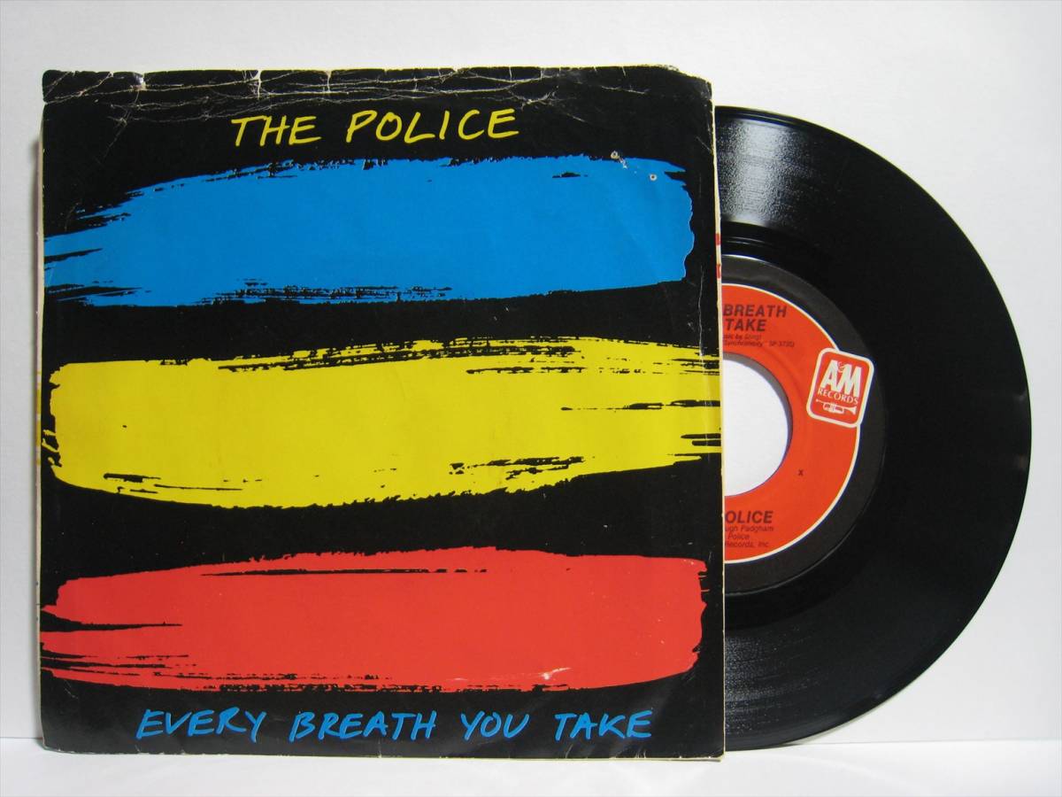 【7”】 THE POLICE // EVERY BREATH YOU TAKE / MURDER BY NUMBERS US盤 ポリス 見つめていたい マーダー・バイ・ナンバーズ_画像1