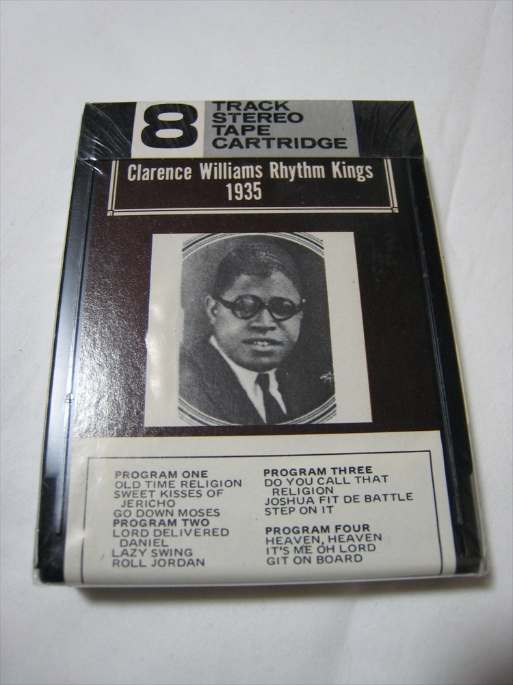 【8トラックテープ】 CLARENCE WILLIAMS RHYTHM KINGS / ★未開封★ 1935 US版 クラレンス・ウィリアムズの画像1