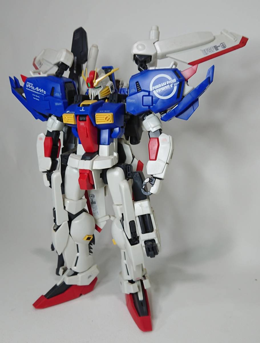 MG　1/100　MSA-0011 Ｓガンダム、MSA-0011〔Bst〕Ｓガンダム改造ブースター・ユニット装着型　２体セット　素組、墨入　完成品　_画像7