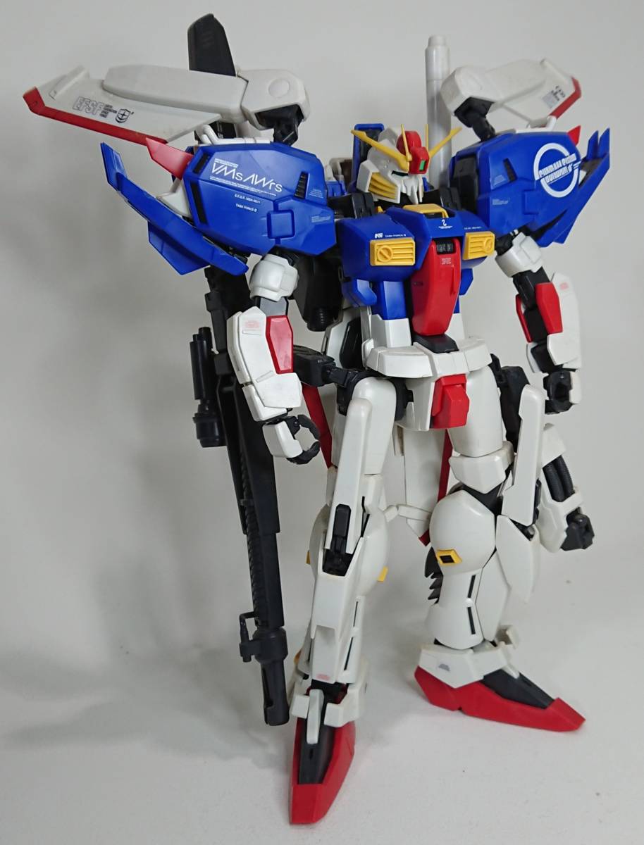 MG　1/100　MSA-0011 Ｓガンダム、MSA-0011〔Bst〕Ｓガンダム改造ブースター・ユニット装着型　２体セット　素組、墨入　完成品　_画像8