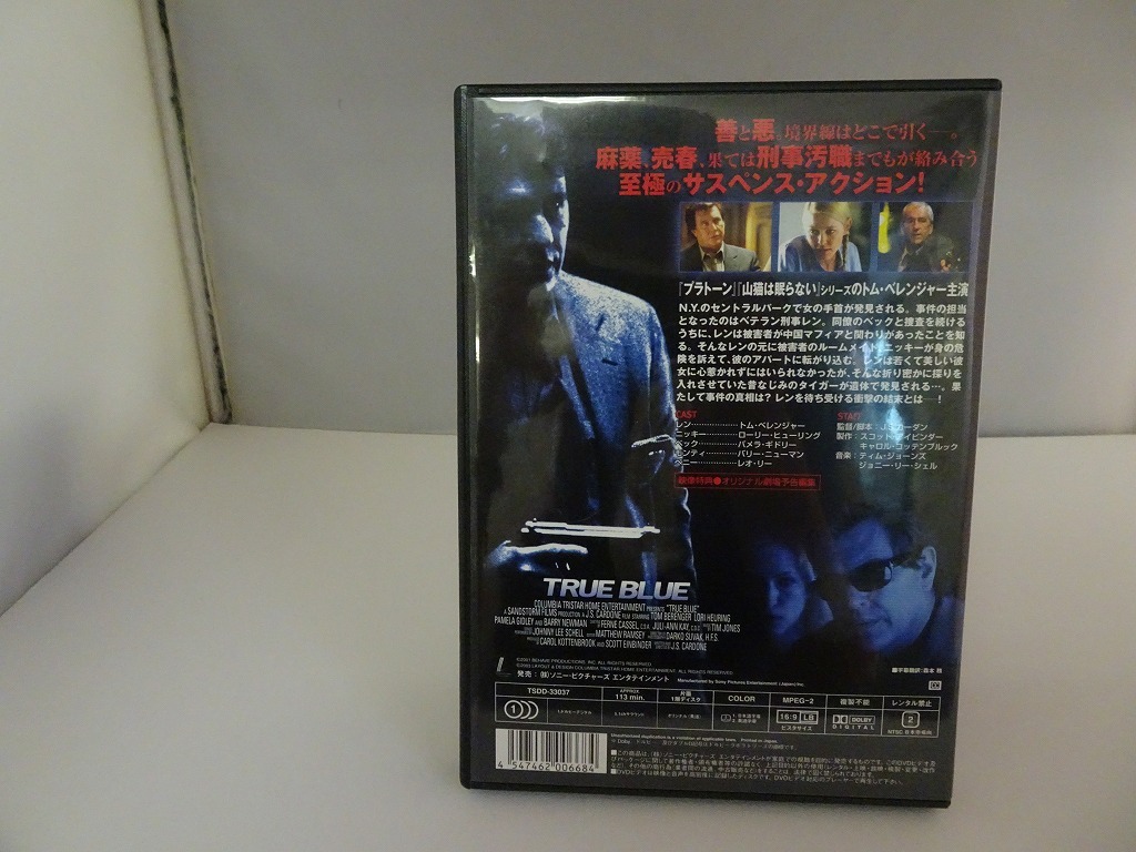 UD379★DVD トゥルー・ブルー TRUE BLUE セル版 盤面良好 ケース付き_画像2