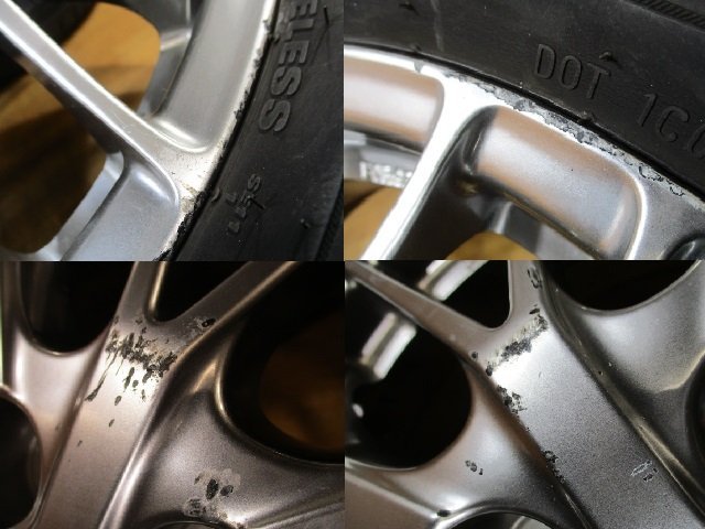 トヨタ 80系 ノア ヴォクシー 純正 オプション BBS FORGED 鍛造 ホイール タイヤ 4本セット 5H-114.3 16インチ 205/55R16 エスクァイア_画像5