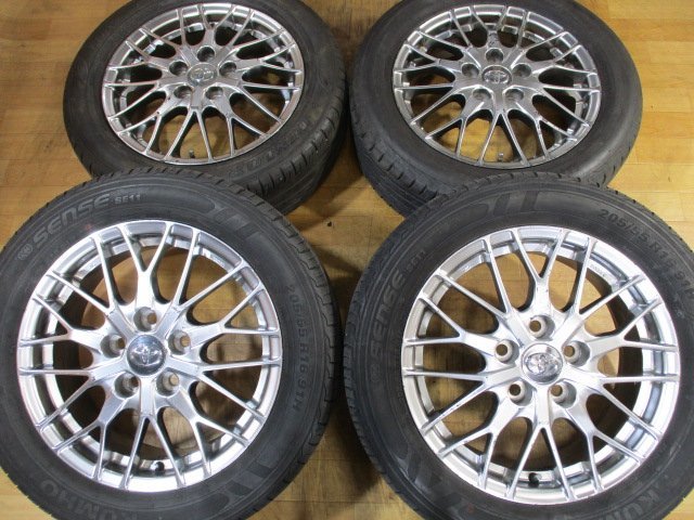 トヨタ 80系 ノア ヴォクシー 純正 オプション BBS FORGED 鍛造 ホイール タイヤ 4本セット 5H-114.3 16インチ 205/55R16 エスクァイア_画像1